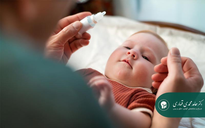 درمان سریع گرفتگی بینی کودکان 5 ارتباط گرفتگی بینی با عفونت گوش و عوارض جانبی