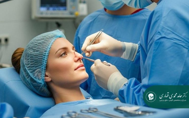 جراحی بینی بدون تامپون