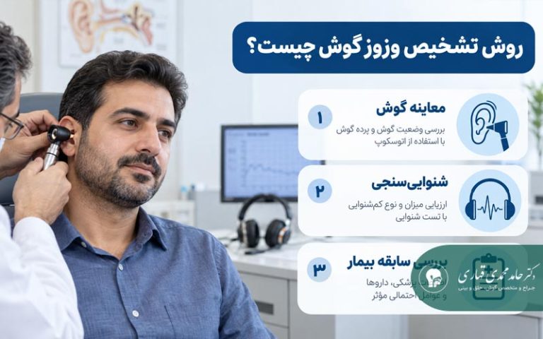 روش تشخیص وزوز گوش چیست