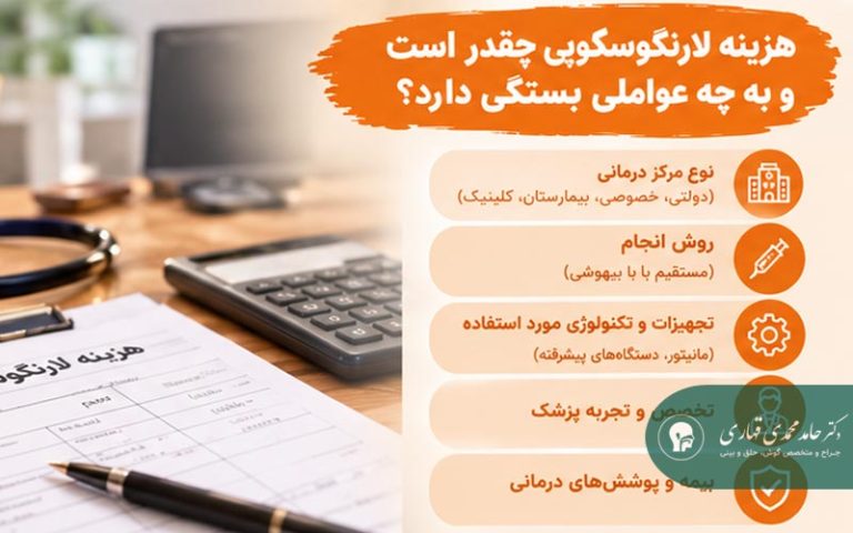 هزینه لارنگوسکوپی  در سال 1405
